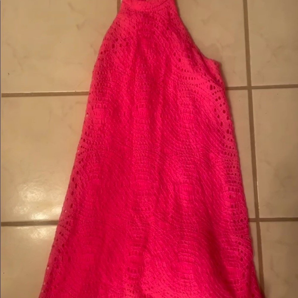 XS Hot Pink Lilly Pulitzer Dress VGUC - Picture 2 of 3